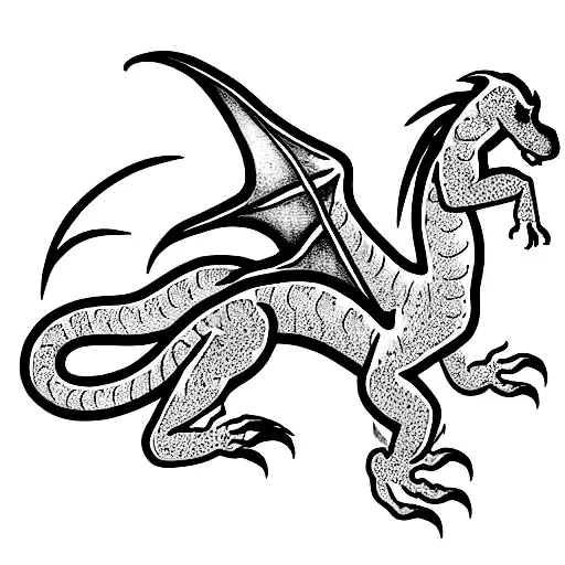 Long Haired Sausage Dog Dragon