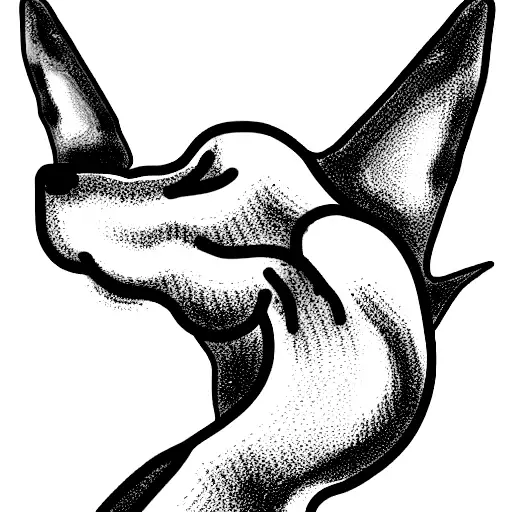 Long Haired Dachshund Dog Dragon