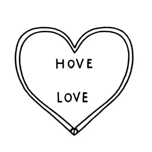 Love Heart With The Name