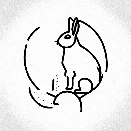 Rabbit On A Moon