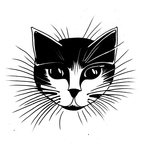 All Black Cat With Yellow Eyes