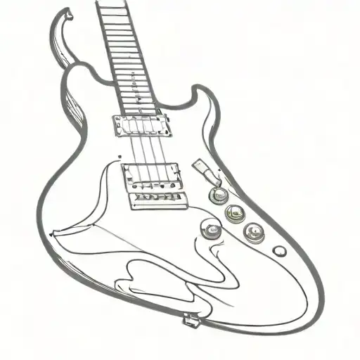 James Hetfield's Snakebyte Guitar Intertwined