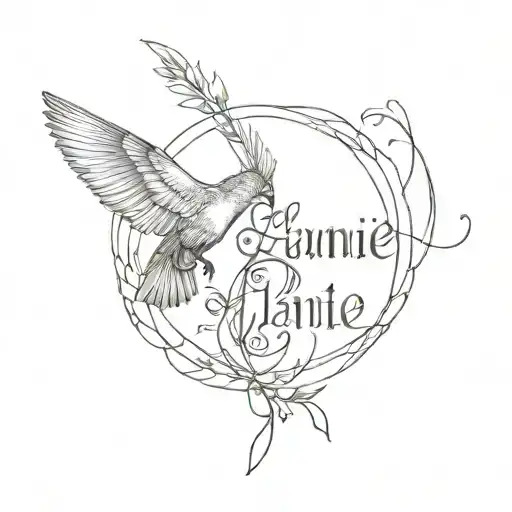 Minimalist With The Word Lannie