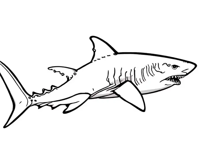 Half Swimmer Half Shark