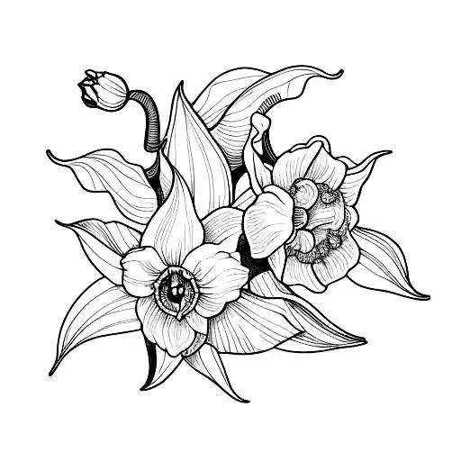 Narcissus Flowers Vine