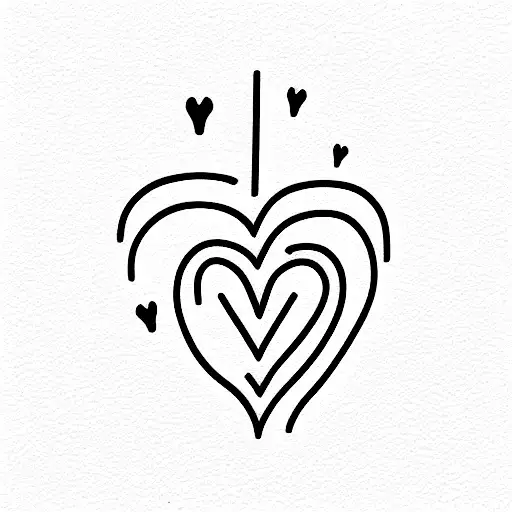 Semicolon With Heart