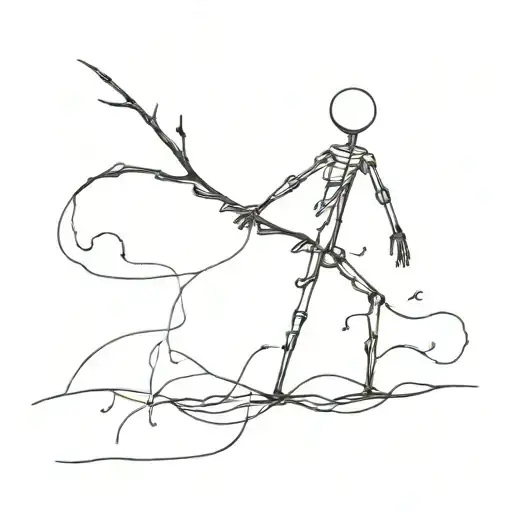 Creepy Stick Man