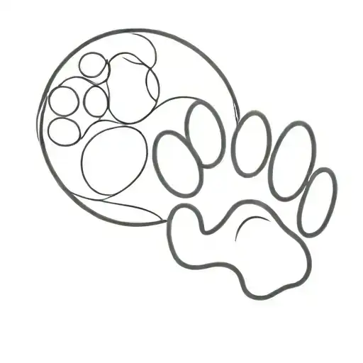 Dog Paw Print