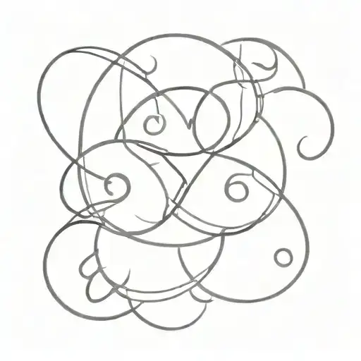 Sigma Symbol Triskelion Surrounded