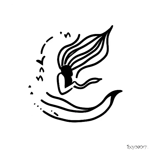 Mermaid With Eyeliner