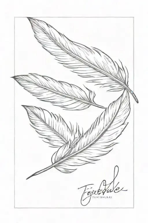 Collar Bone Feather