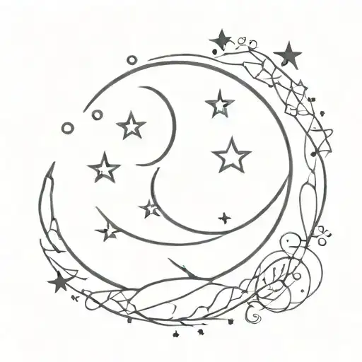 The Name Jack With Moon And Stars