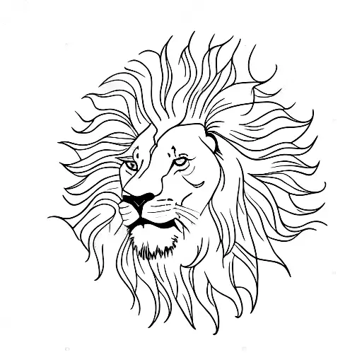 Lion And Sun