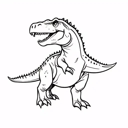 Cute T-rex Dinosaur