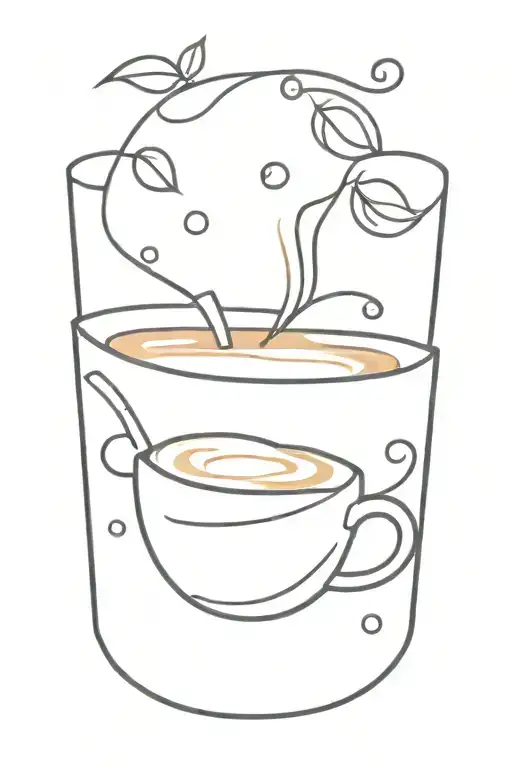 Cappuccino Cup Hanging