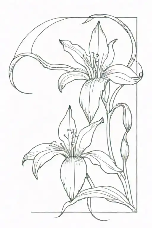 Anchor Iris Violet Honeysuckle