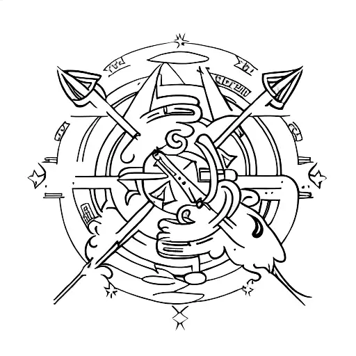 Gemini Aries Stars Simple