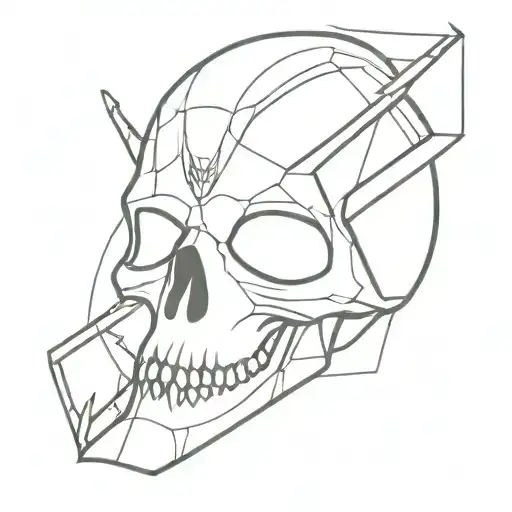 Black Widow Skull