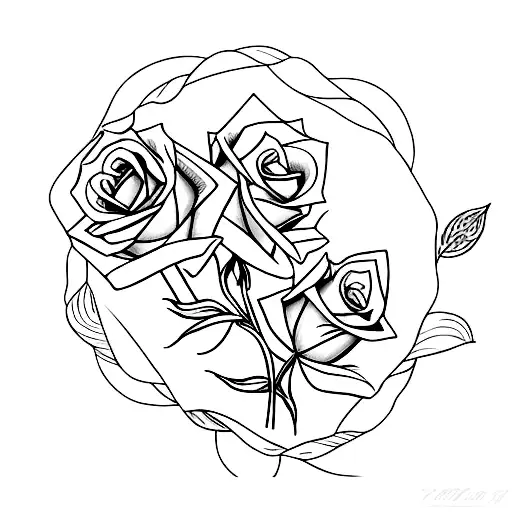 Rose Violet And Lily