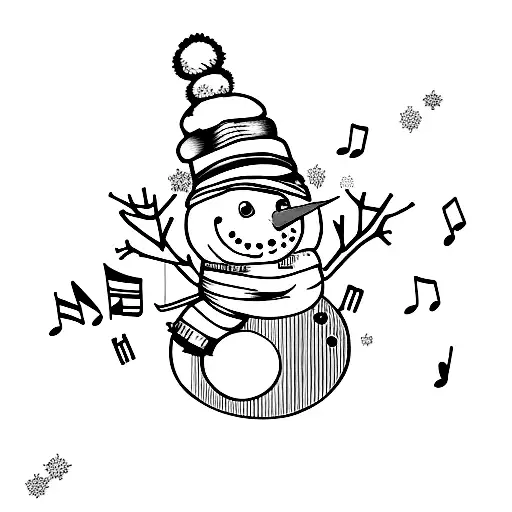 Snowman And Music
