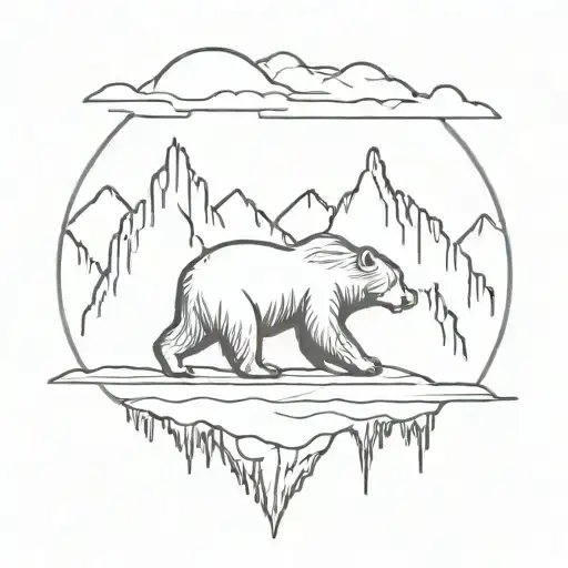 Bear Ans Mountains Inside
