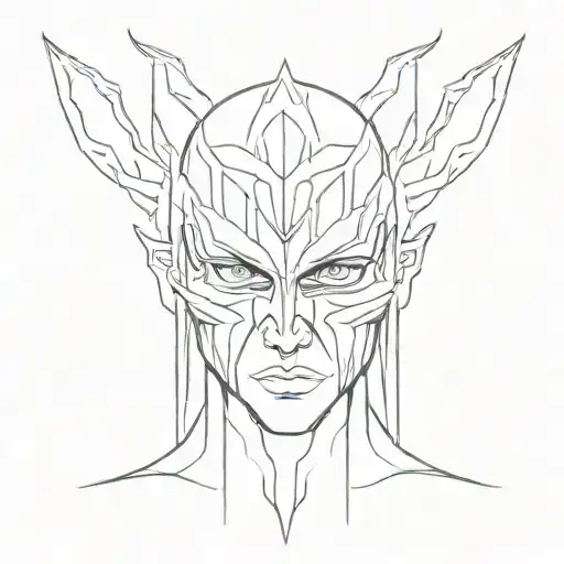 Hood With Burning Eyes