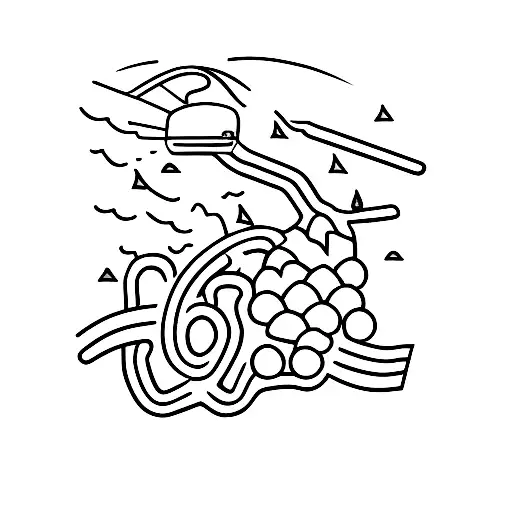 A Race Car Speeding Past A Barbecue Party