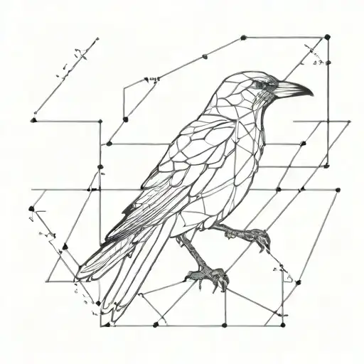 Geometric Crow With Fibonacci