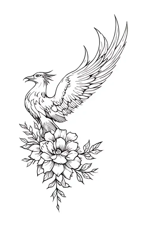 Phoenix Floral Armband