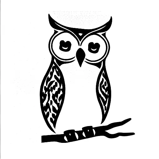 One Line Owl
