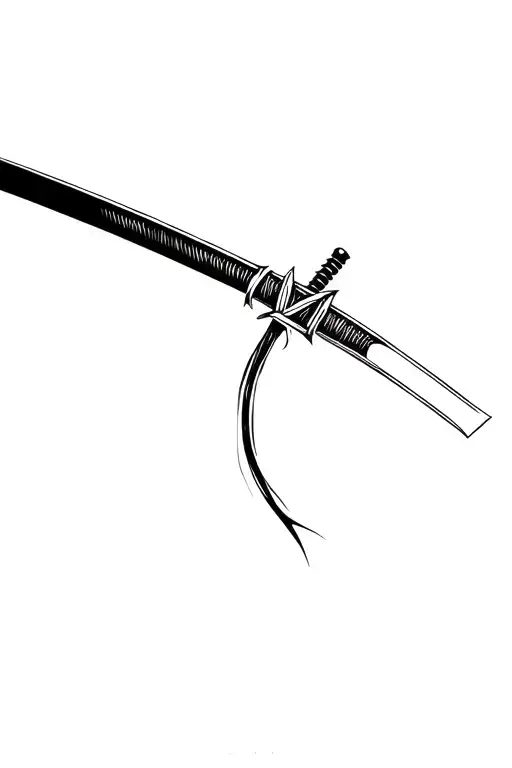 Katana Sword Wrapped