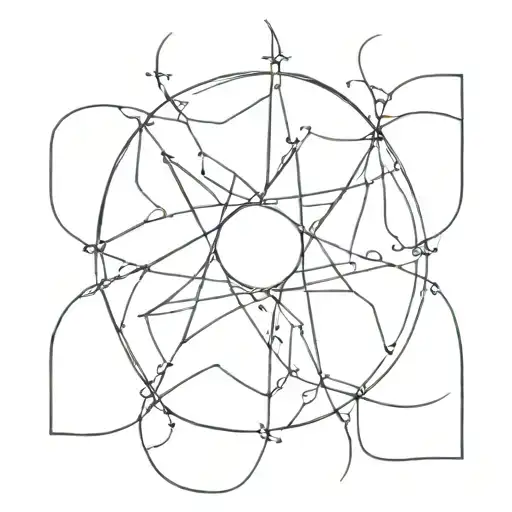 The Star Is Connected By Threads To The Sun