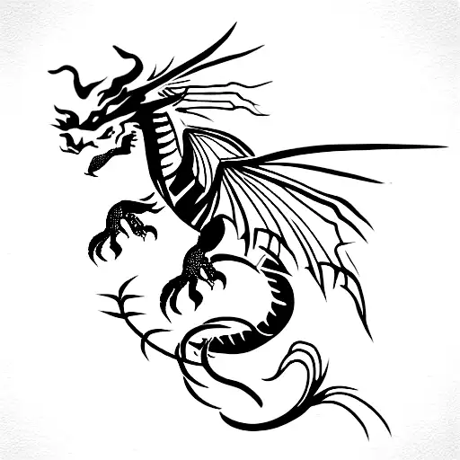 Half Dragon Half Human