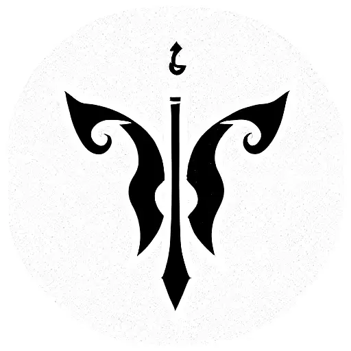 Simple Spades Elven Symbol Lines