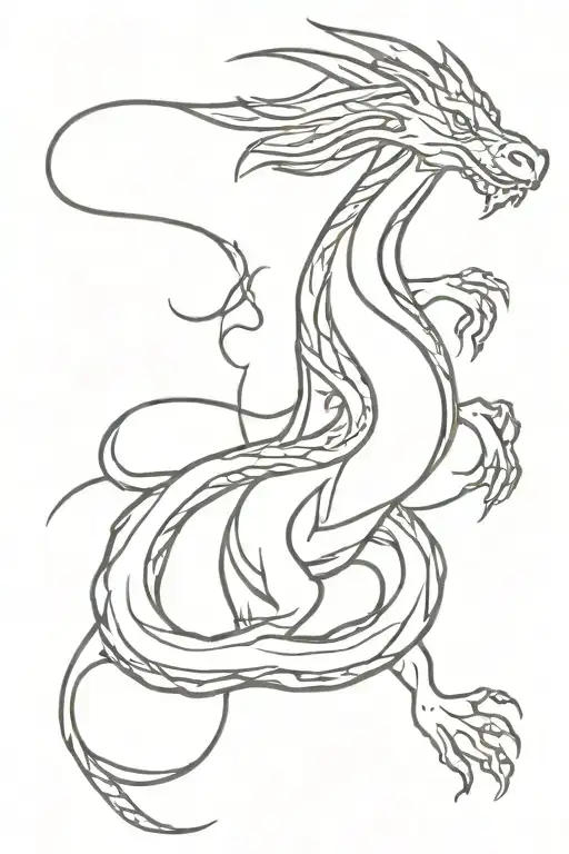 Dragon With Text