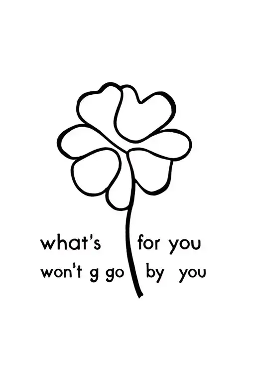 Five Leaf Clover And Quotient 'What's For You Won't Go By You'