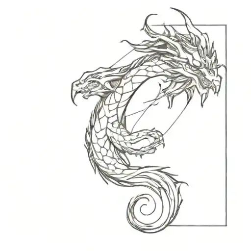 111 With A Dragon Wrapping Around