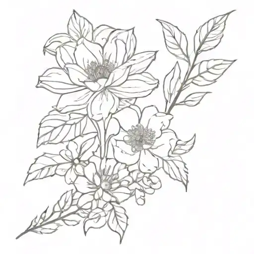 June Birth Flower And October Birth Flower Bouquet