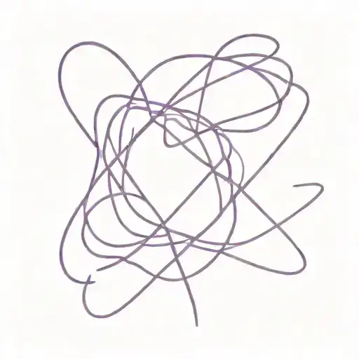 3 Lines Middle Line Purple