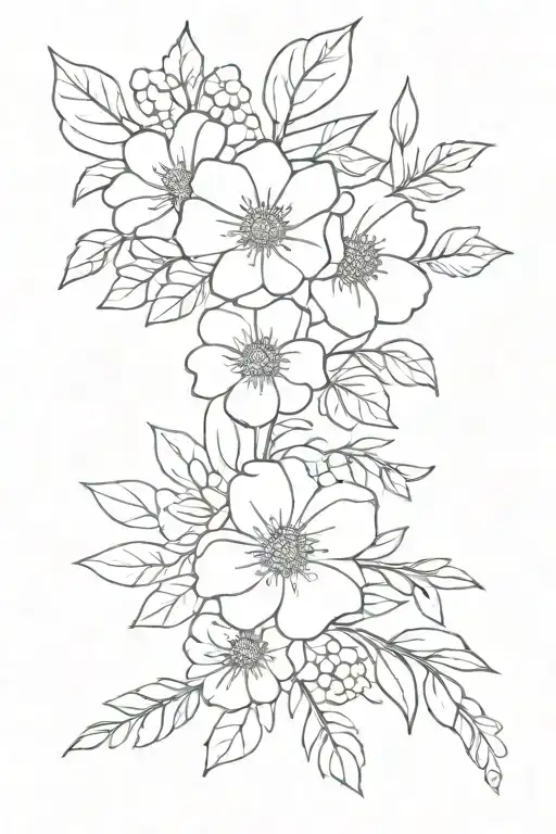 Birth Flower Bouquet