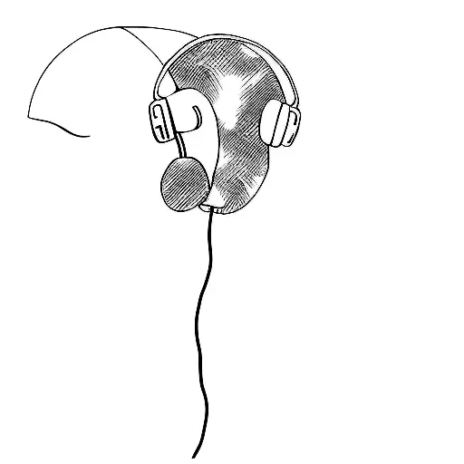 A Cat Wearing Headphones