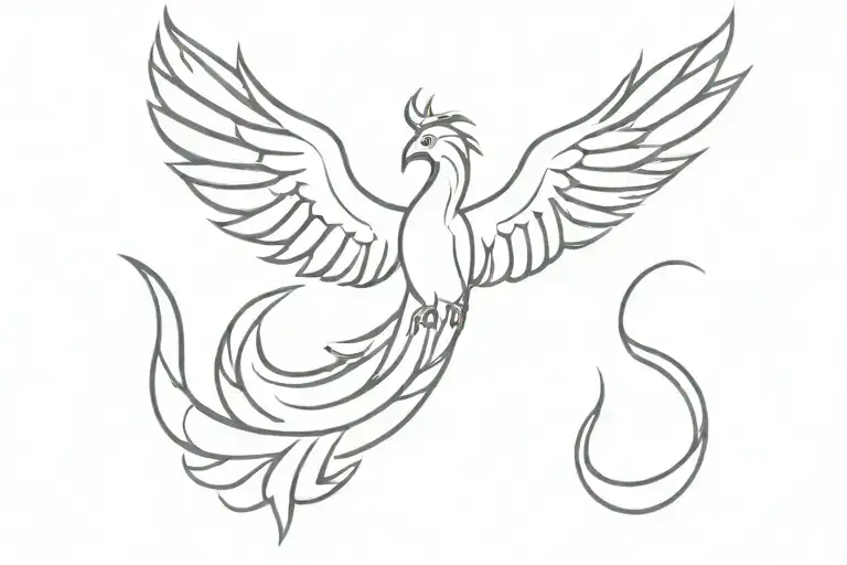Phoenix Rising From The Ashes