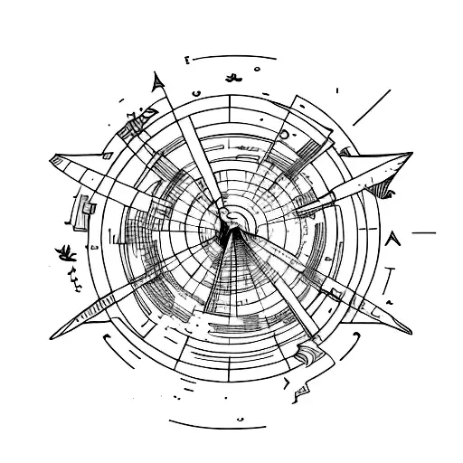 Icarus Falling Into A Sea Of Thoughts