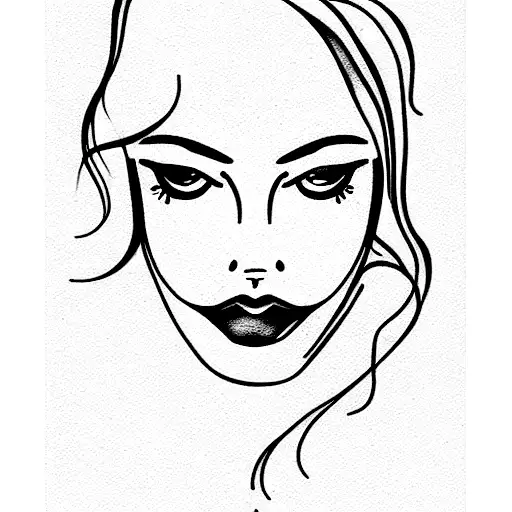 Collarbone Femme Fatale Tatoo