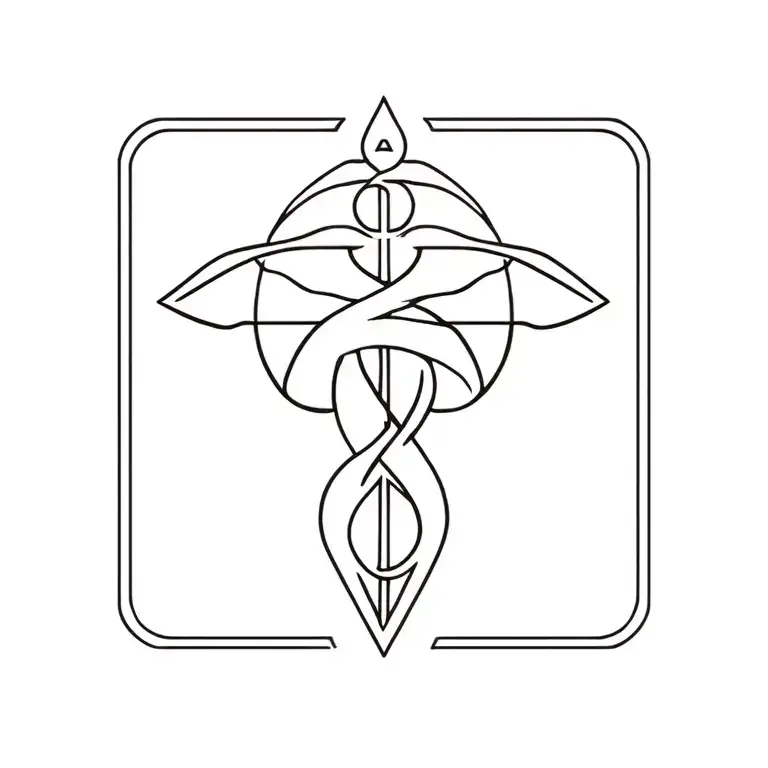 Christian Addiction Recovery Symbol