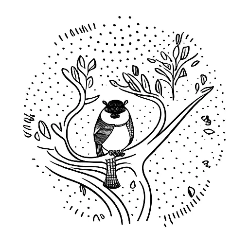 A Calopsita Perched On A Coffee Bean Branch