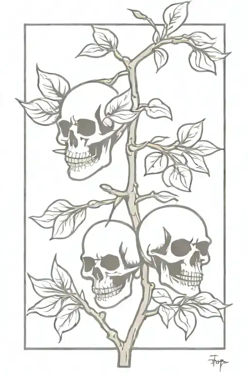 Cherry Skulls Vine
