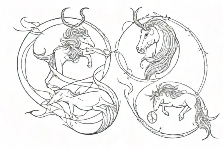 Sagattarius Capricorn Pisces Family