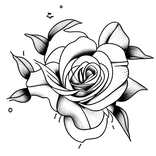 Rose And Tulip Crosing With Each Other