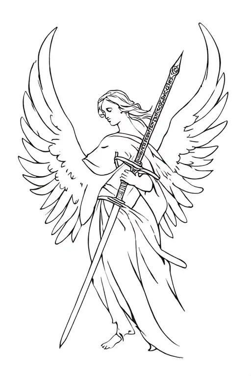Angel With Sword
